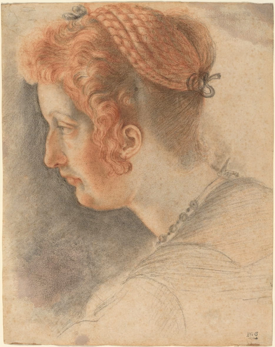 Testa di donna di profilo - Gift of Ruth Cole Kainen, National Gallery of Art